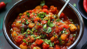 Recette de Taktouka Marocaine : Savourez l'Explosion de Saveurs Méditerranéennes