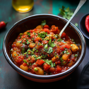 Recette de Taktouka Marocaine : Savourez l'Explosion de Saveurs Méditerranéennes