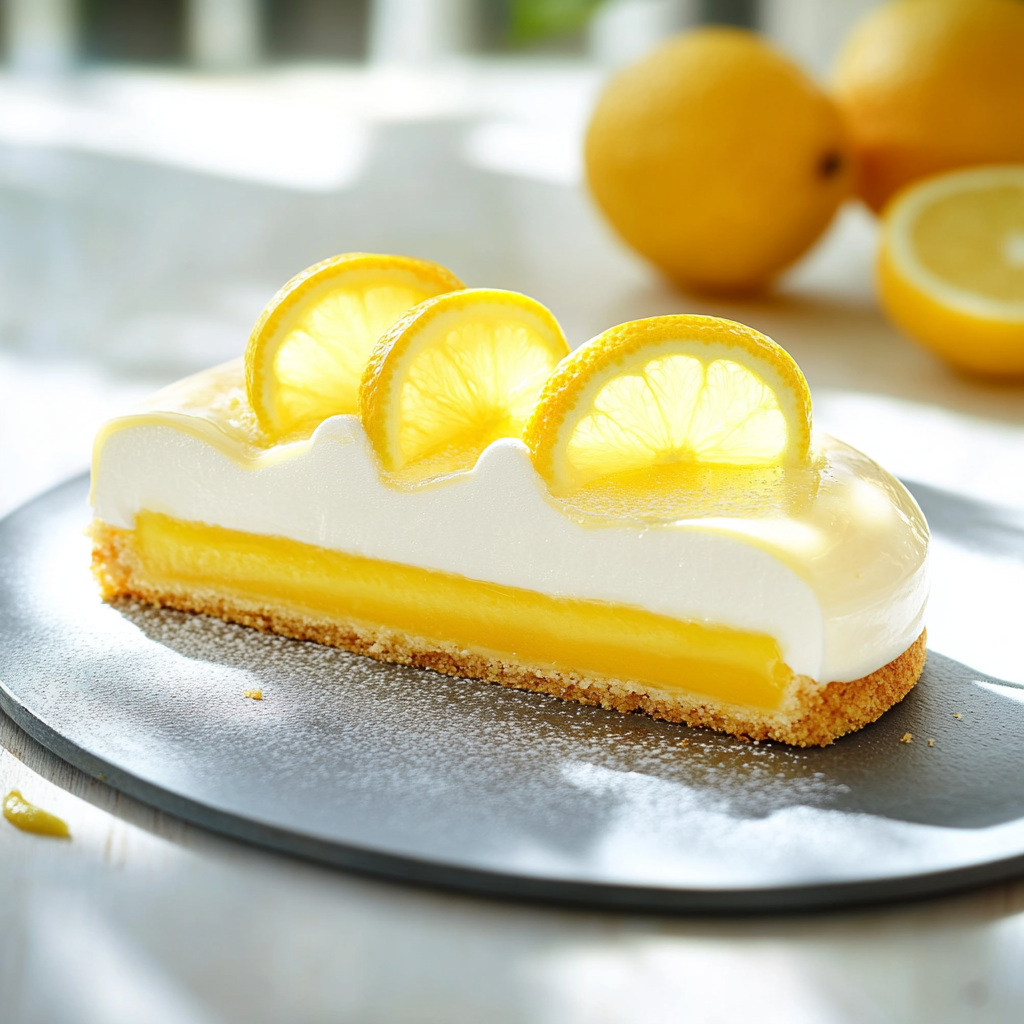 Recette Facile et Rafraîchissante: Gâteau au Citron Éclair Sans Cuisson