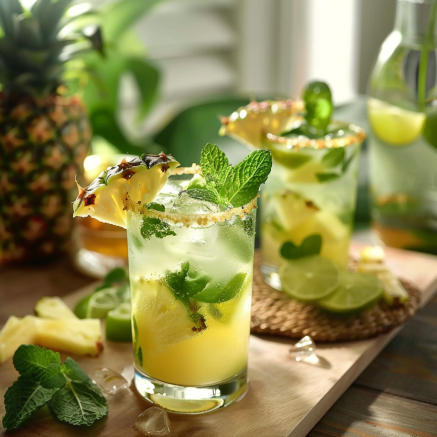 Cocktail Mojito à l'Ananas