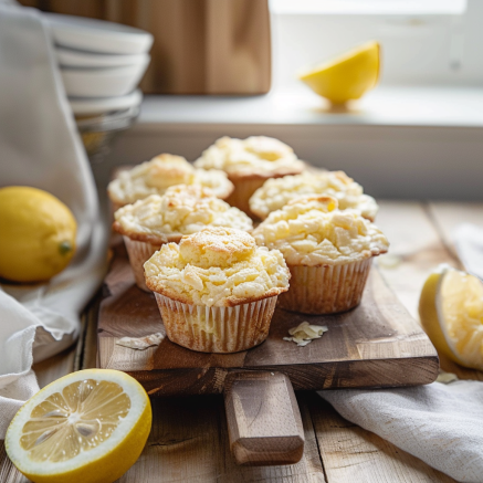 Muffins au Fromage à la Crème et Citron Depuis recettemoderne.com