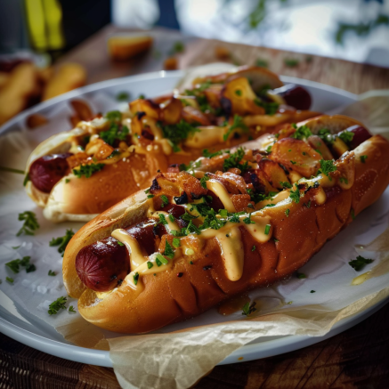 Hot Dogs au Fromage Grillé depuis recettemoderne.com