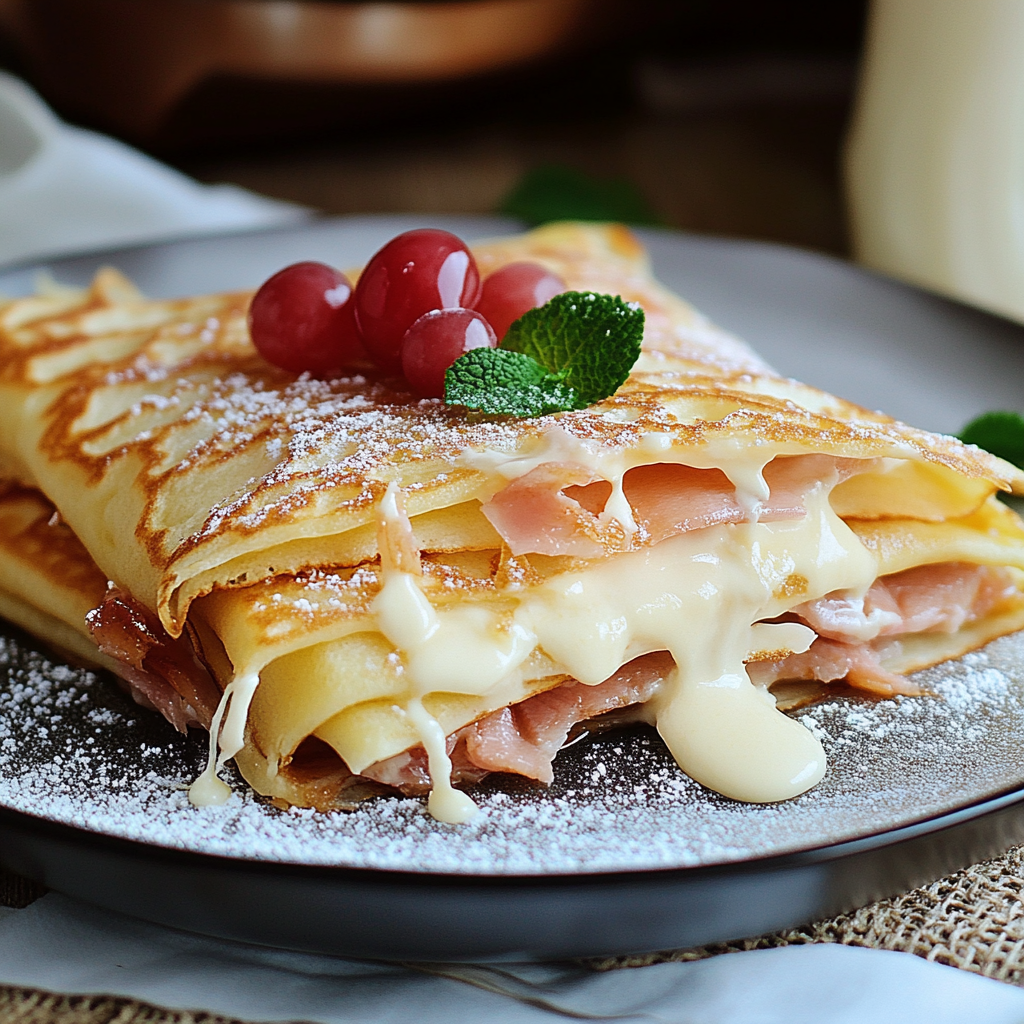 Recette Crêpes Croque-Monsieur : Savoureuses et Faciles !