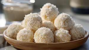 Boules de Neige Lait Condensé Noix de Coco Depuis recettemoderne.com