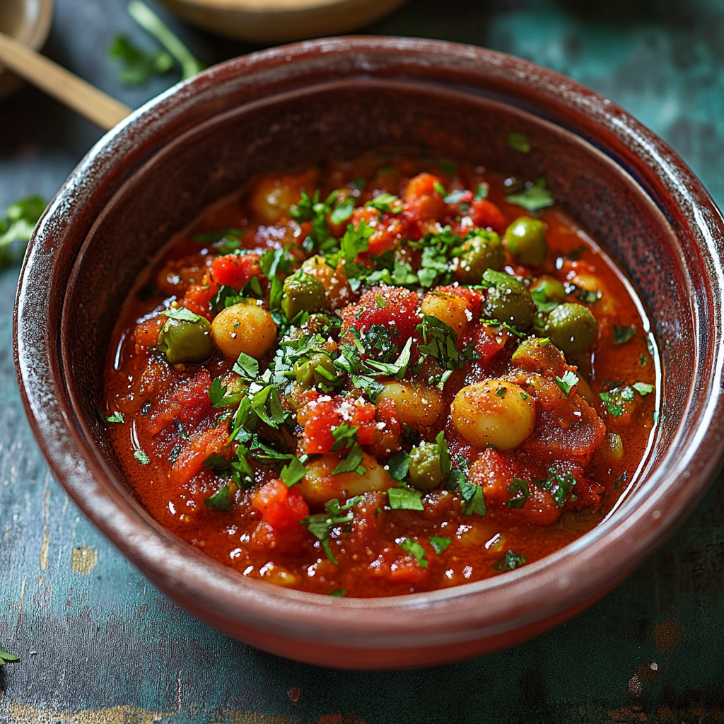 Recette de Taktouka Marocaine : Savourez l'Explosion de Saveurs Méditerranéennes