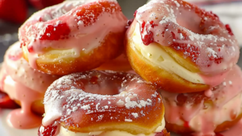Beignets Cheesecake Fraise Depuis recettemoderne.com