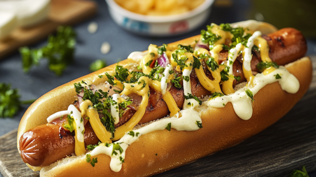 Hot Dogs au Fromage Grillé