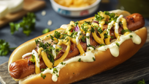 Hot Dogs au Fromage Grillé