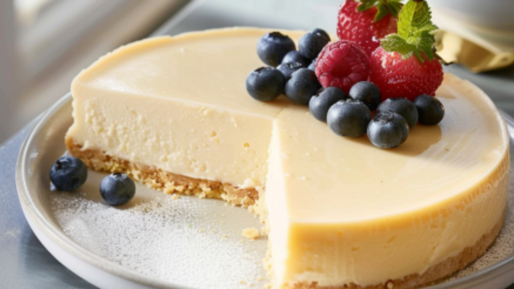 Cheesecake sans sucre Depuis recettemoderne.com