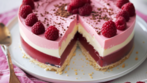 Bavarois framboise et chocolat blanc Depuid recettemoderne.com