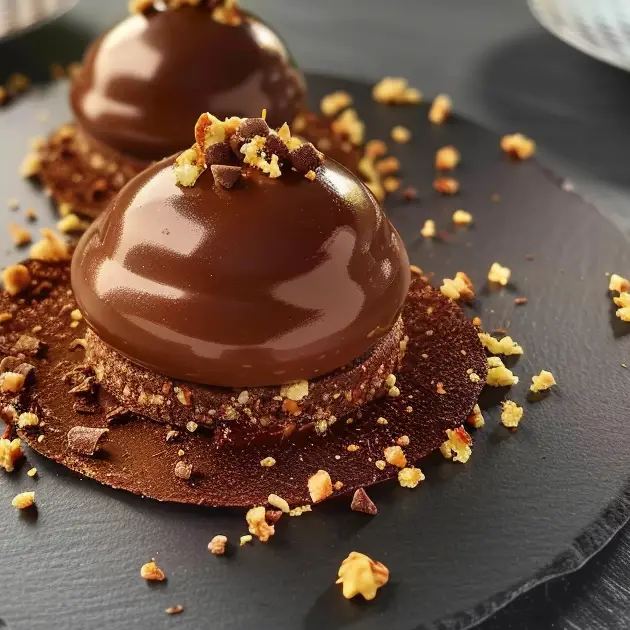 Dômes Chocolat Praliné recettemoderne.com