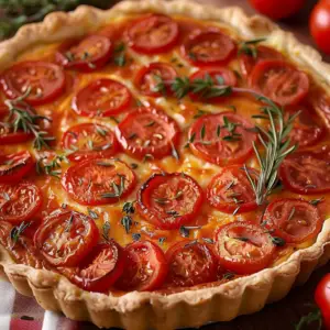 Recette de Tarte à la Tomate depuis recettemoderne.com