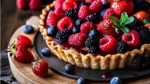 Tarte aux fruits rouges depuis recettemoderne.com
