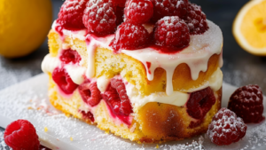 Tarte Citron et Framboises depuis recettemoderne.com