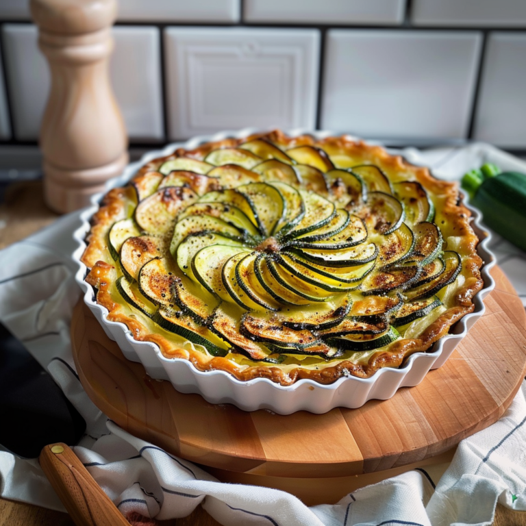 Recette de Tarte à la Courgette - Simple et Délicieuse