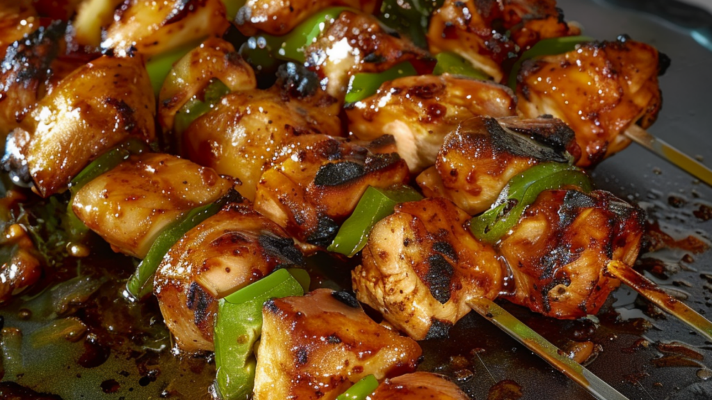 Brochettes de Poulet Express aux Épices depuis recettemoderne.com