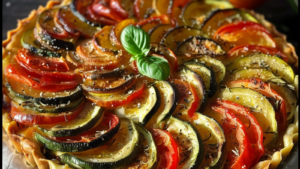 Tarte Courgette Tomate depuis recettemoderne.com