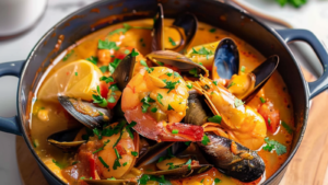 Bouillabaisse traditionnelle depuis recettemoderne.com