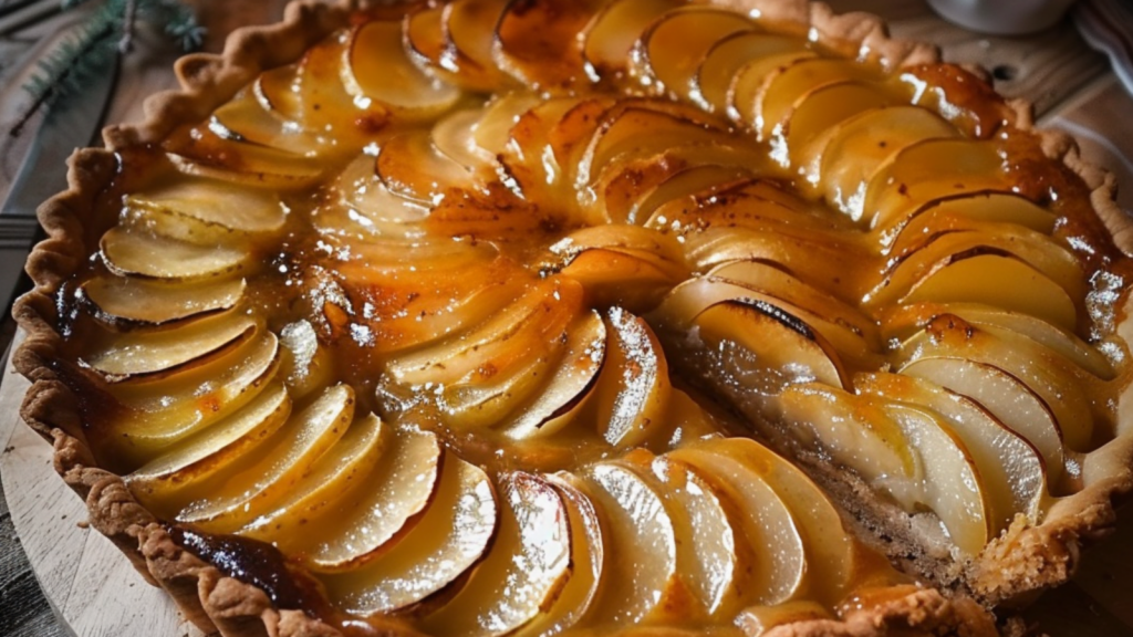 Tarte aux Pommes Traditionnelle recettemoderne.com
