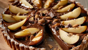 Tarte poire chocolat depuis recettemoderne.com