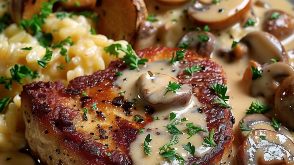 Recette veau crème champignons depuis recettemoderne.com