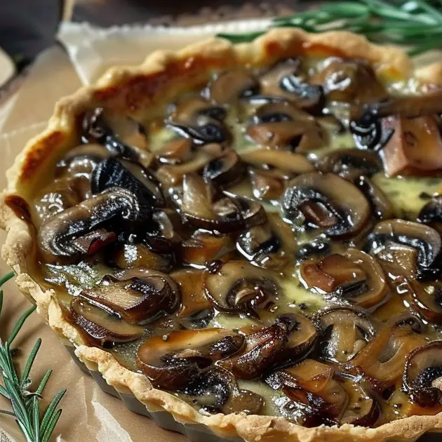 Tarte aux Champignons depuis recettemoderne.com