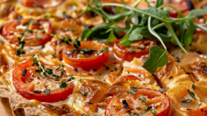 Tarte au thon et tomate recettemoderne.com