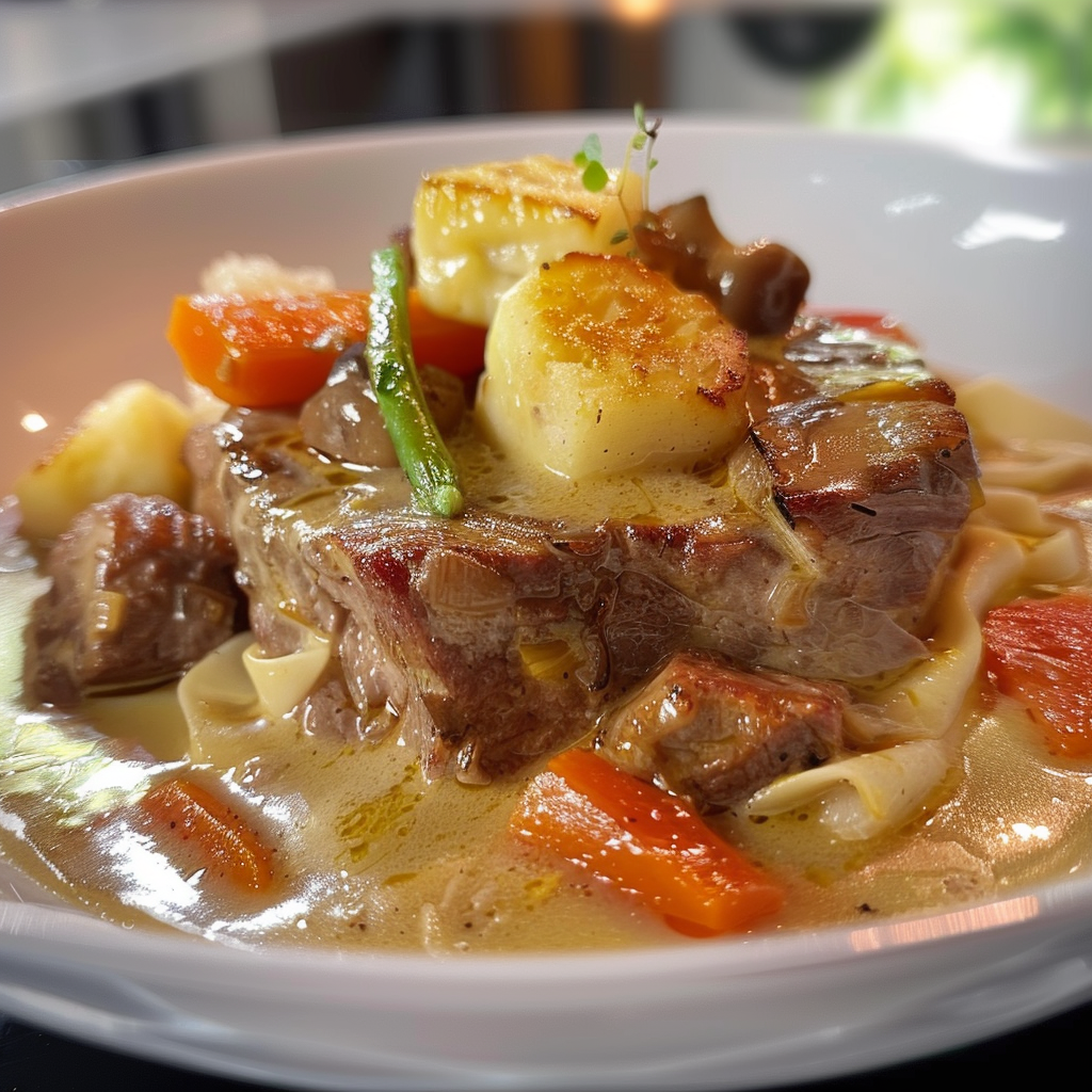 Blanquette de veau à l'ancienne recettemoderne.com