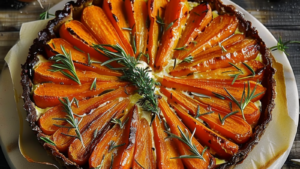 Tarte aux carottes depuis recettemoderne.com