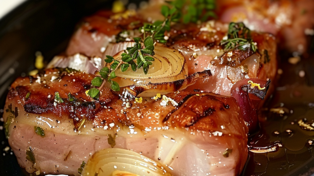Andouillette grillée aux oignons depuis recettemoderne.com
