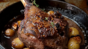 Gigue de chevreuil en cuisson lente depuis recettemoderne.com