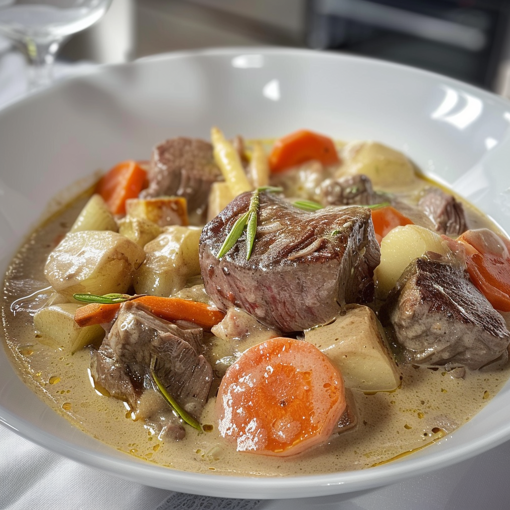 Blanquette de veau à l'ancienne recettemoderne.com