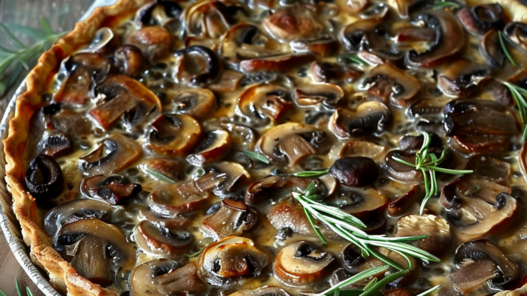 Tarte aux Champignons depuis recettemoderne.com