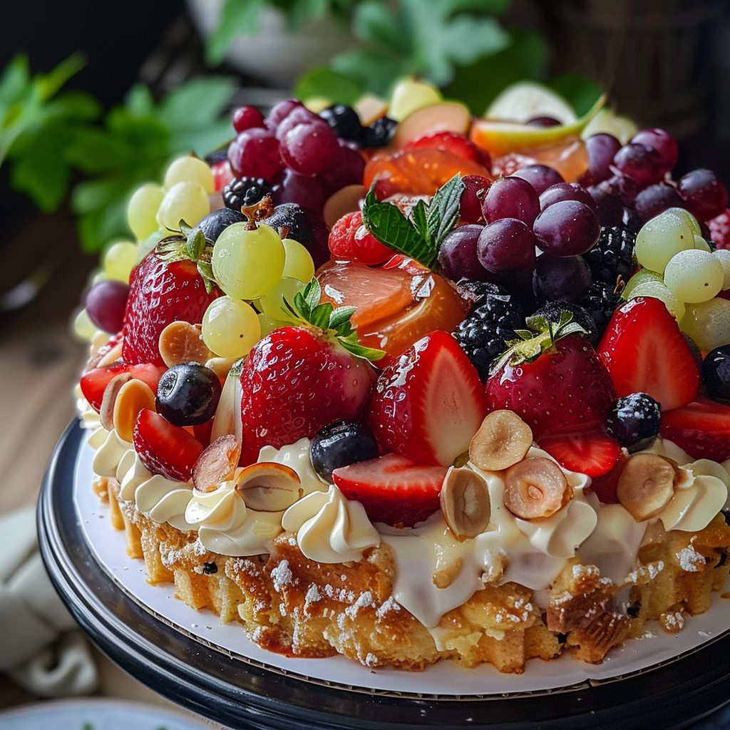 Gâteau aux Fruits d'Été depuis recettemoderne.com
