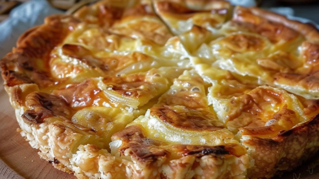 Tarte au Maroilles depuis recettemoderne.com