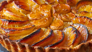 Tarte aux Pêches depuis recettemoderne.com