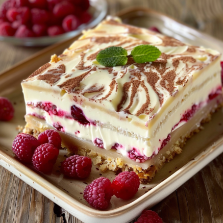 Recette Lasagne Chocolat Blanc Framboise Depuis recettemoderne.com