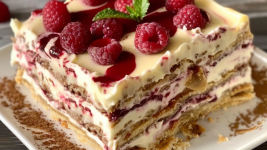 Recette Lasagne Chocolat Blanc Framboise Depuis recettemoderne.com
