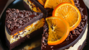 Gâteau Étagé Cheesecake Chocolat Orange Depuis recettemoderne.om