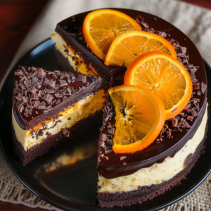 Gâteau Étagé Cheesecake Chocolat Orange Depuis recettemoderne.om