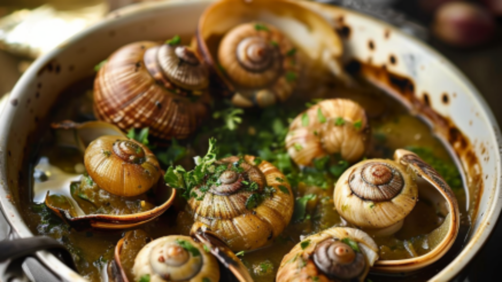 recette d'escargots Depui recettemoderne.com