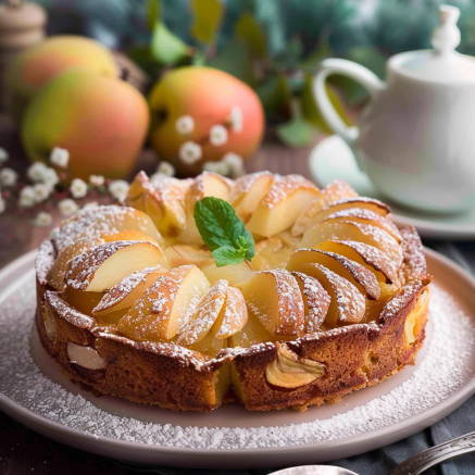 Gâteau Moelleux aux Poires et Amandes Depuis recettemoderne.com