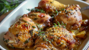 cuisses de poulet au four Depuis recettemoderne.com