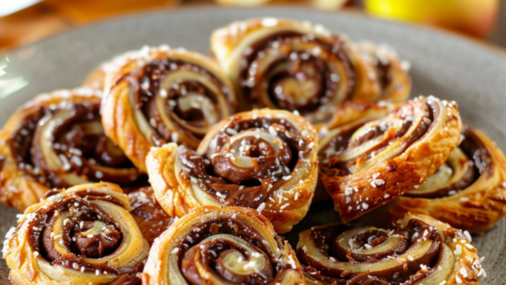 palmiers au Nutella Depuis recettemoderne.com