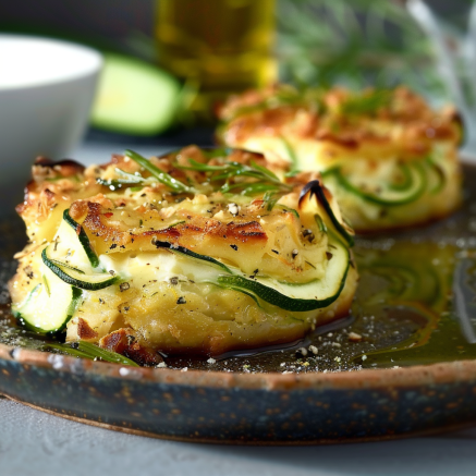 Moelleux au Chèvre et à la Courgette Depuis recettemodene.com