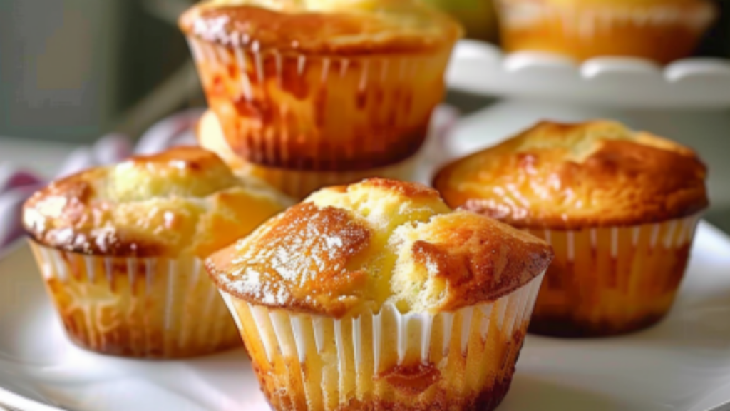 muffins fondants aux pommes Depuis recettemoderne.com