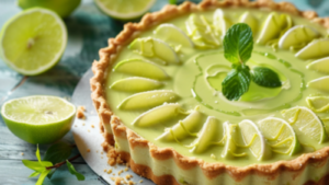 Tarte au Citron Vert Depuis recettemoderne.com