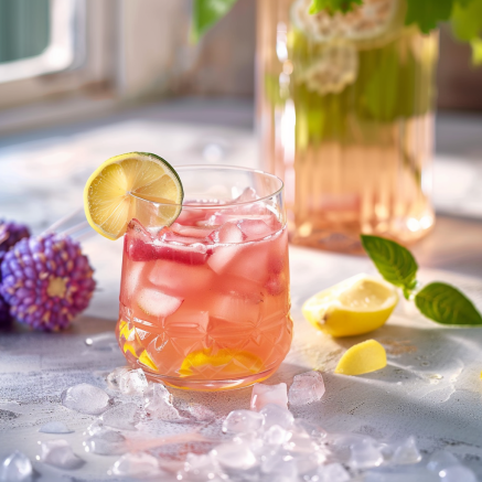 Limonade à la rhubarbe Depuis recettemoderne.com