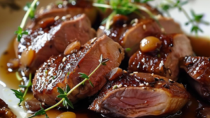 magret de canard au miel Depuis recettemoderne.com