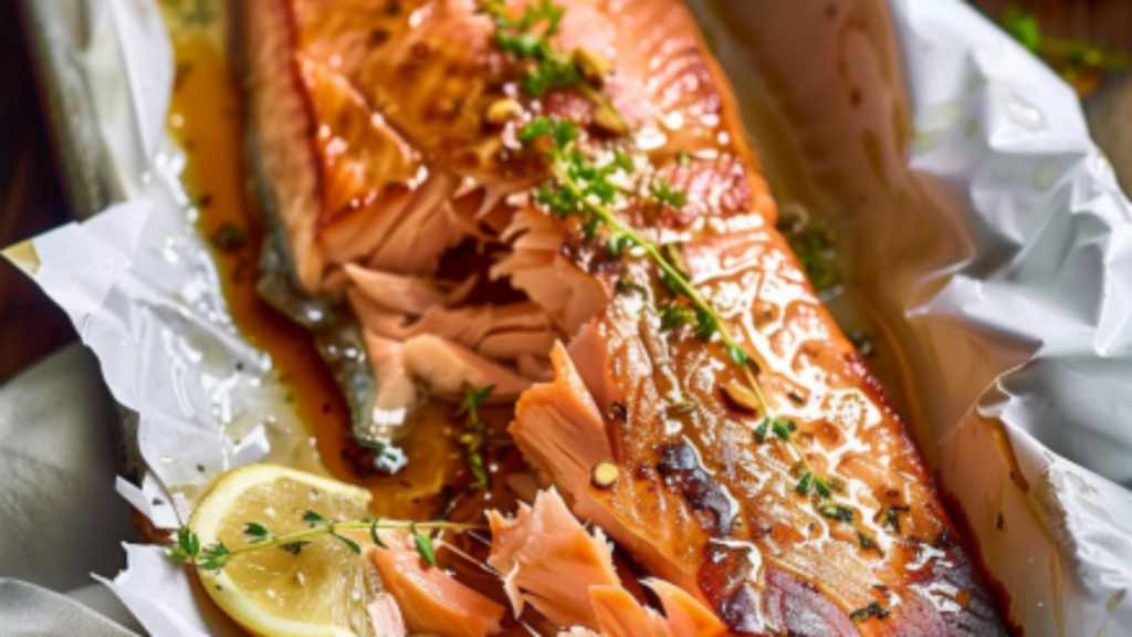 Recette saumon miel Depuis recettemoderne.com